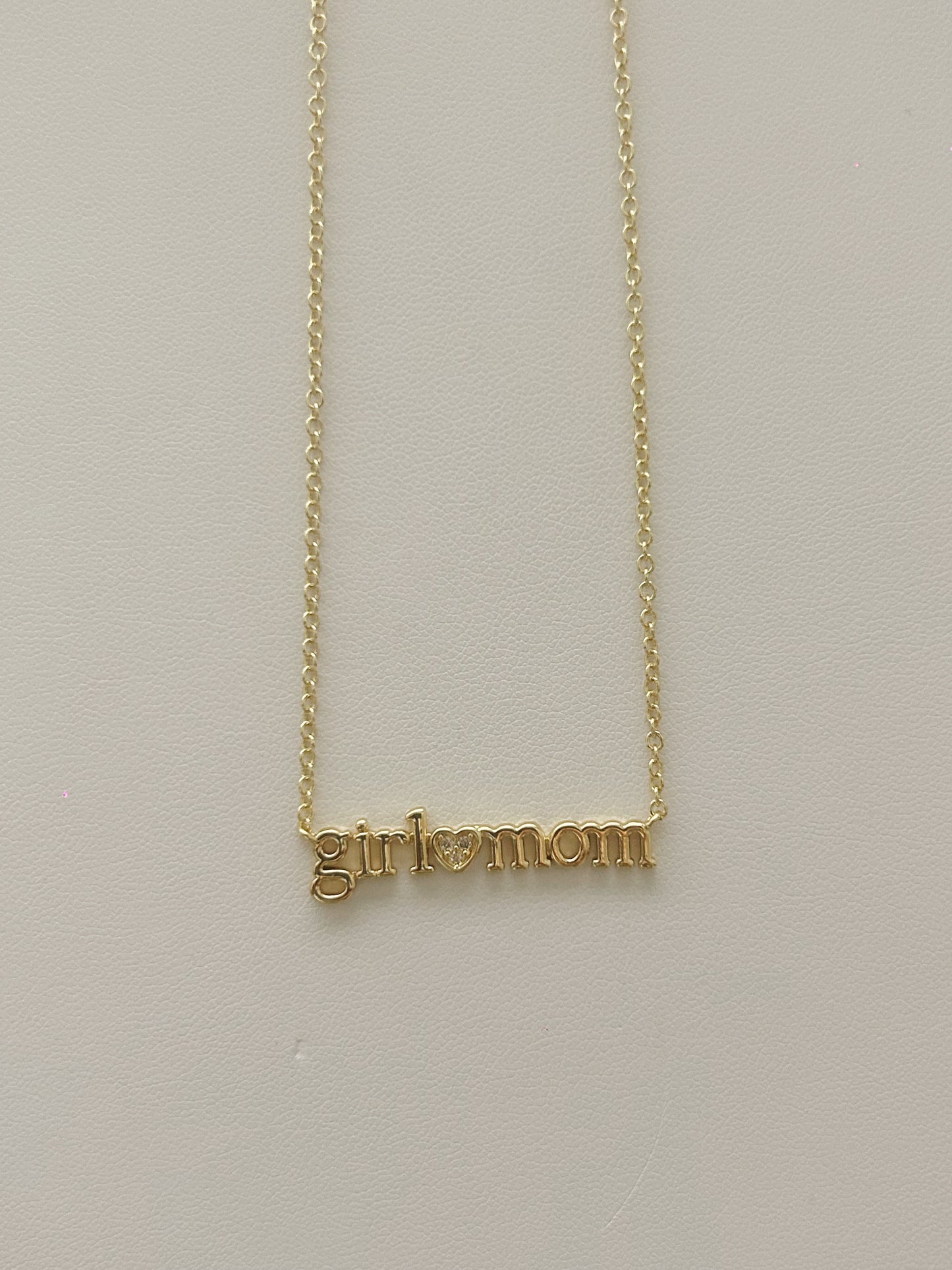 Girl Mom Necklace