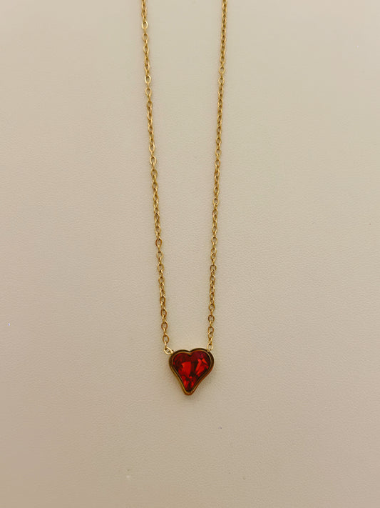 Red Heart Necklace