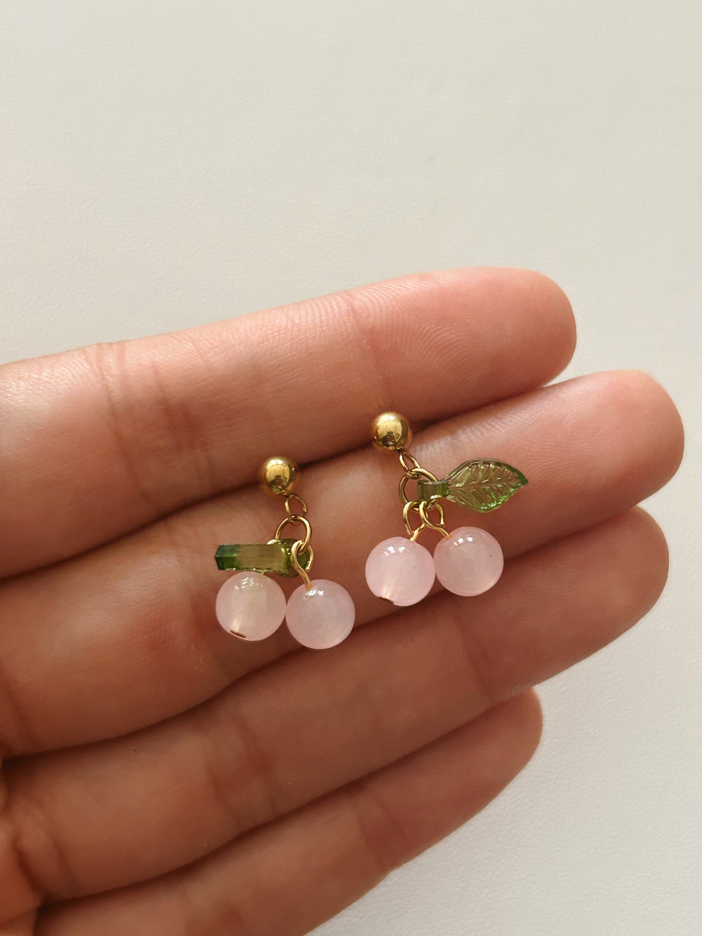 Cherry Studs (pink)