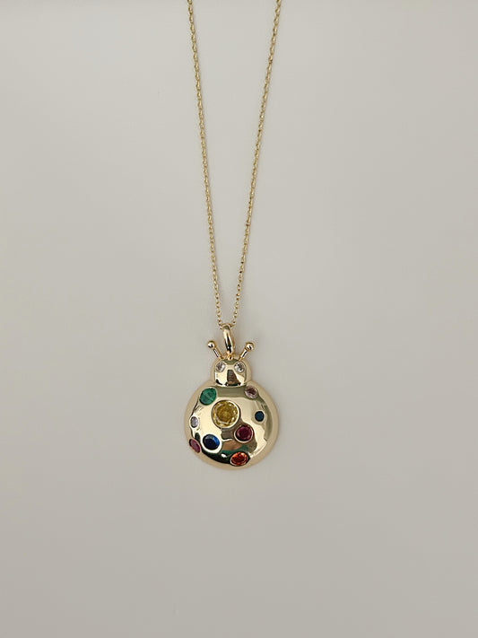 Colorful Ladybug Necklace